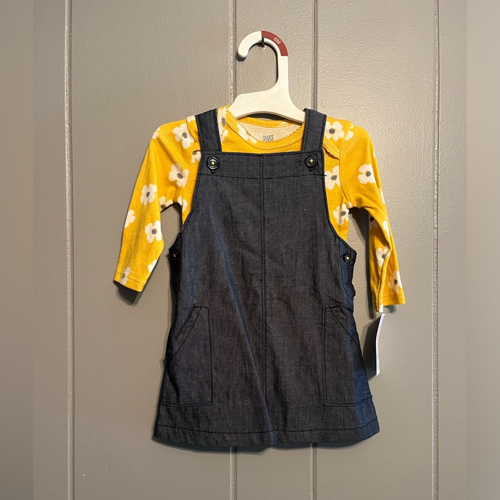 NWT Carter’s dress with long sleeve bodysuit
